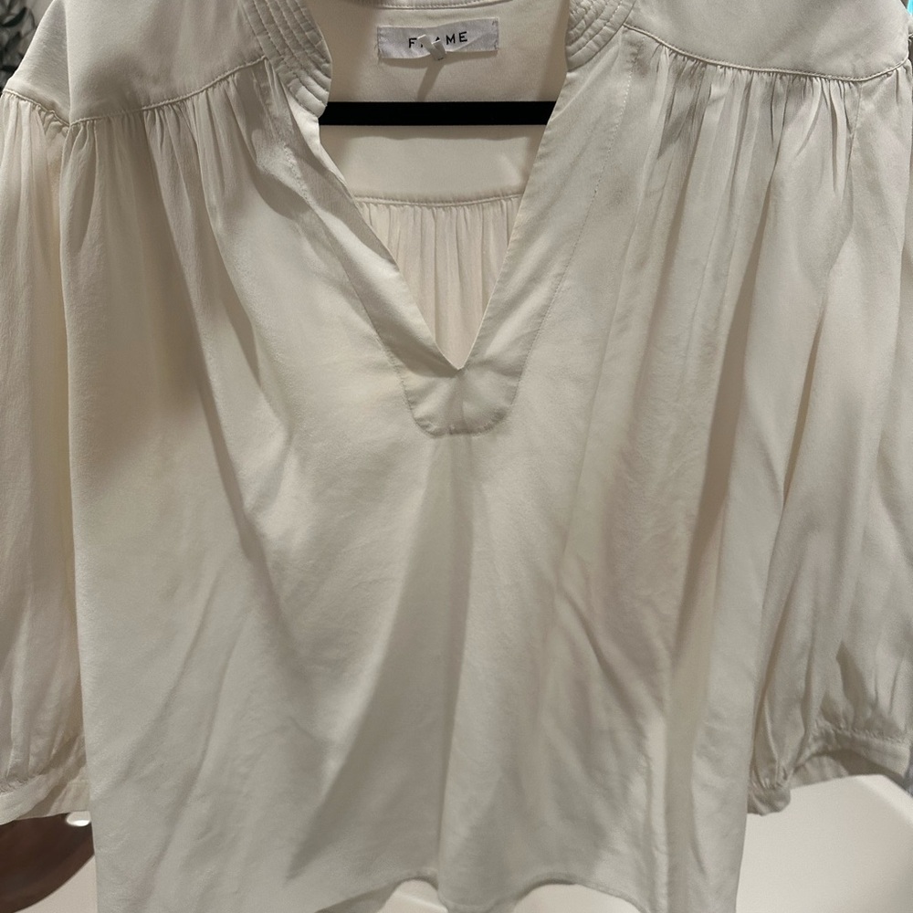 Frame Denim Cream Blouse